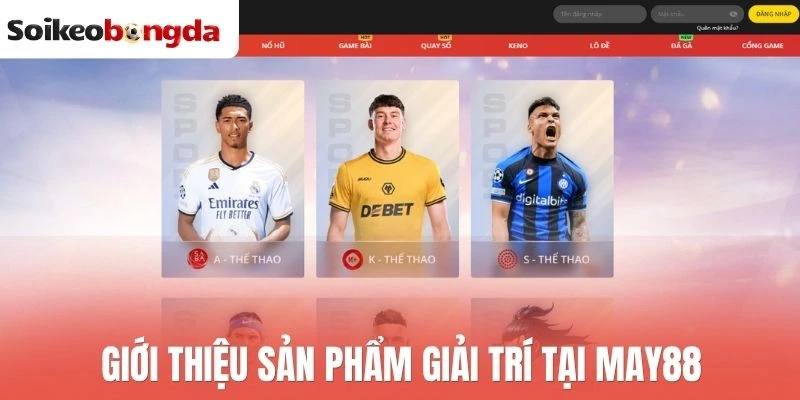 May88 - Nhà Cái Cá Cược Thể Thao Kèo Ngon, Uy Tín Top Đầu 1 Giới thiệu sản phẩm giải trí tại May88