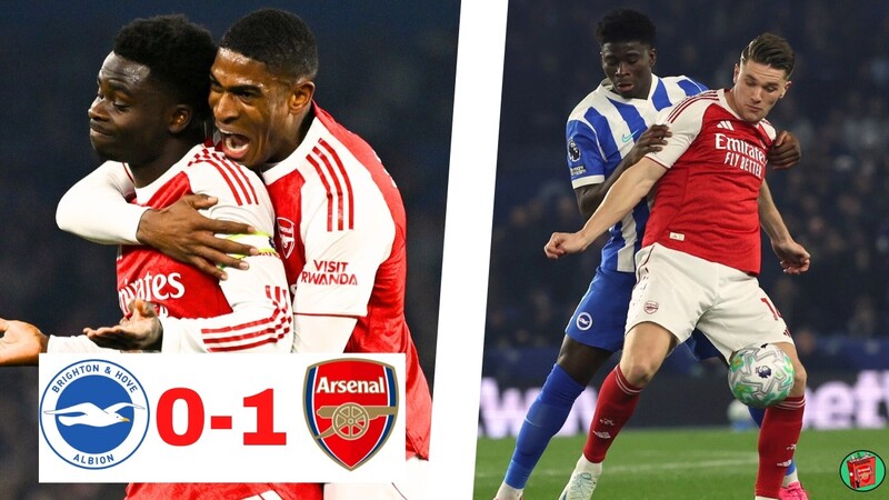Kết quả Brighton vs Arsenal Ngày 5/3/2026 - Vòng 29 Ngoại Hạng Anh 1 Pháo Thủ thắng tối thiểu ở trận Brighton vs Arsenal