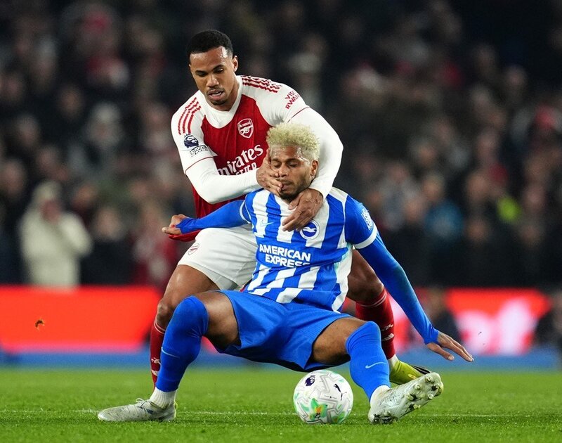 Kết quả Brighton vs Arsenal Ngày 5/3/2026 - Vòng 29 Ngoại Hạng Anh 3 Gabriel xuất sắc nhất trận Brighton vs Arsenal