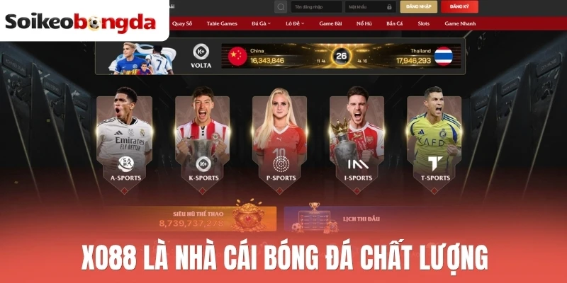 Soi kèo bóng đá 40 Xo88 là nhà cái bóng đá chất lượng